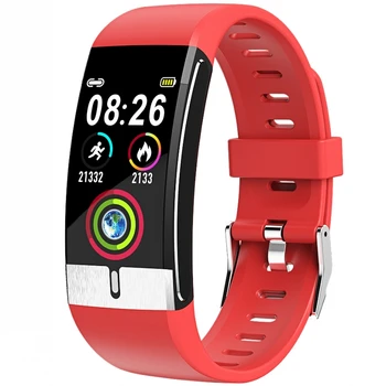 

Fitness Tracker Bracelet E66 Body Temperature ECG Smart Bracelet Heart Rate Monitor Smart Watch Music Control Sport Band PK T1