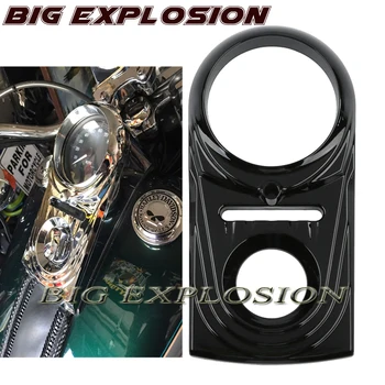 

Motorcycle dashboard panel insert cover die cut Stickers sculpted Protection Cover for Harley Dyna Wide Glide FXDWG Softail FLS