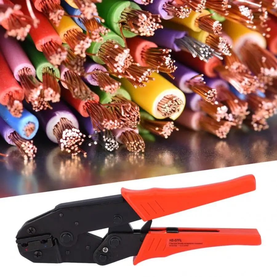 4.8-6.3 mm2 Flag F Ear Type Female Receptacles Insulated Terminals Crimper