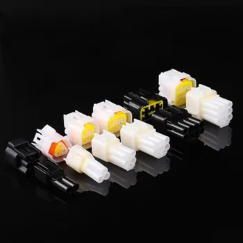 

10set 2P/3P/4P/6P/8P/9P/16P Pin Way Waterproof Electrical Wire Connector Plug auto connectors