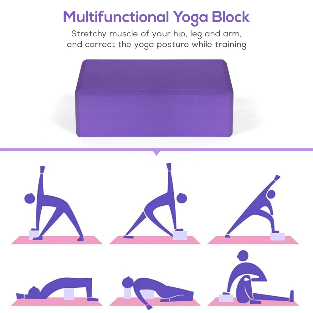 4PCS Yoga Equipment Set Yoga Wheel Cotton Stretching Strap Stability EVA Blocks Yoga Pilates Meditation Exercise Set