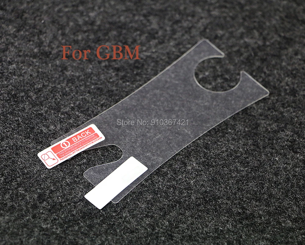 2Set Per Gbm Pellicola Protettiva Per Schermo Trasparente Trasparente Pellicola Protettiva Per Panno Pulito Per Gameboy Micro Gbm