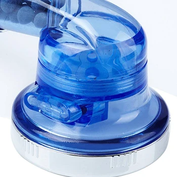 

Jetting Shower Head Massage 3-Modes Ion Filter Bathroom Shower Head 8cm