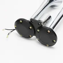 Двойной комплект компрессора Air Horn для грузовиков-супер громкий 150 дБ 12 V/24 V DC-подходит для грузовиков SUV лодки поезд(серебро