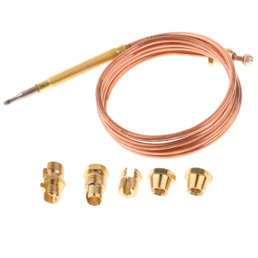 90cm / 35'' Thermocouple Replacement Set for Gas Furnaces Boilers Water Heaters Universal Fit