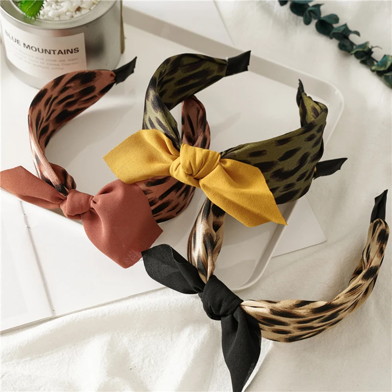 Fashion Women Big Bow Headband Hair Hoop Bands Girls Bowknot Wide Hairbands Ornaments for Girls Hair Accessories Headdredss head wrap for women