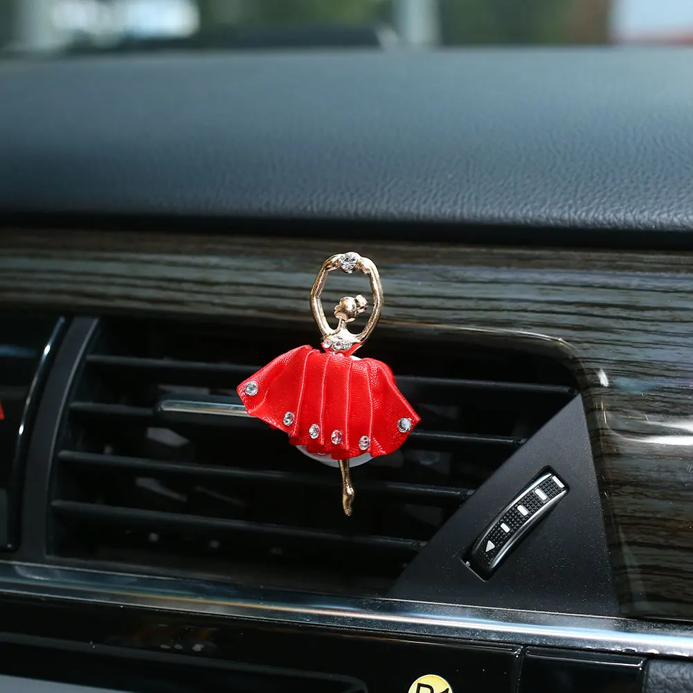 Perfume Clip Air Freshener Universal Perfume Base Clip Fragrance Decor Dancing Girl Multicolor Premium