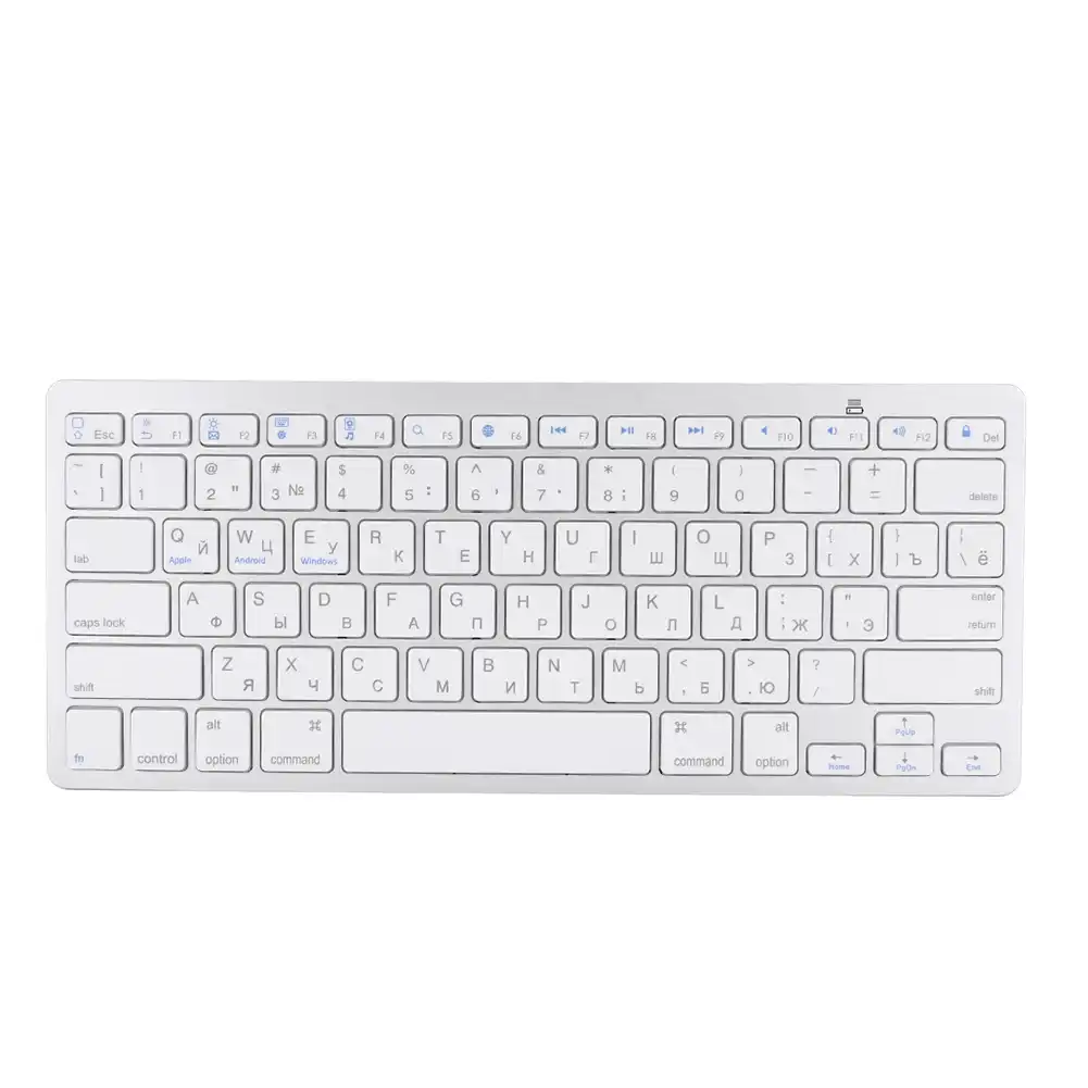 Ultra-Thin Multi-Functional Arabic Language Keyboard for Apple Mac//Windows//Android Office Home Mouse Wireless Bluetooth Keyboard