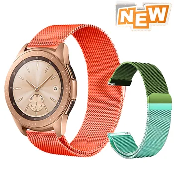 

Strap 22mm 20mm for Samsung Galaxy Watch 42mm 46mm Milanese Stainless Steel Loop for Samsung Gear Classic Frontier Amazfit bip