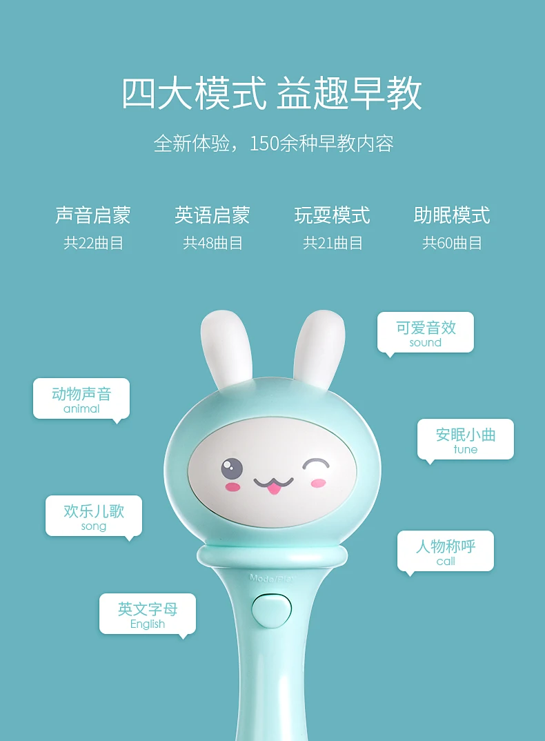Infant Ring Bell 0-1 Year Old Newborn Babies Early Education Educational Toys for Infants and Young Children 0-3-6-12 Months