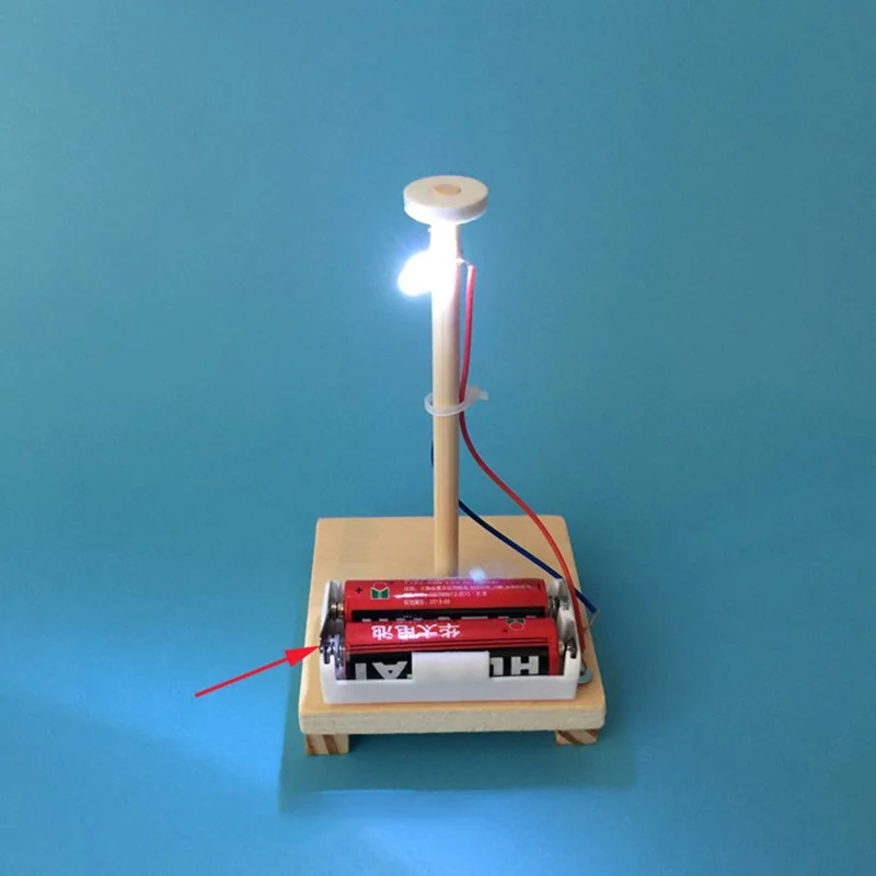  Saizhi Model Toy Diy Electric Toy Paper Cup Small Table Lamp Developing Intelligent STEM Toy Physic