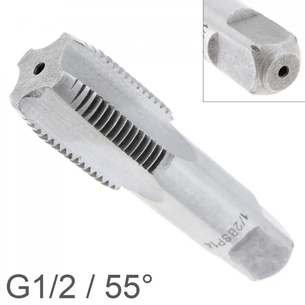 G1-2 G1/2 G1/4 G1/8 G3 G3/4 резьбовой кран 55 градусов высокоскоростная стальная труба пластина G Tap ручной нарезающий инструмент ремонтная машина - Цвет: G1-2