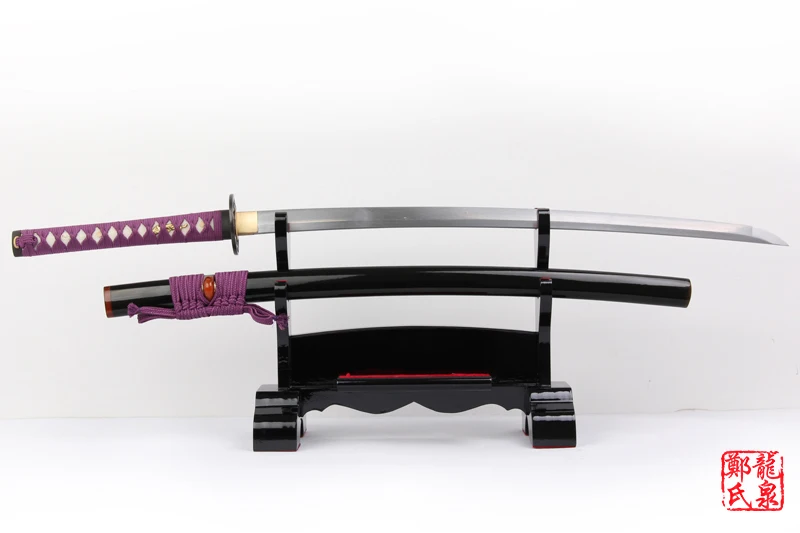 Японский металлический нож ручной работы складной стальной Samurai мечи катаны
