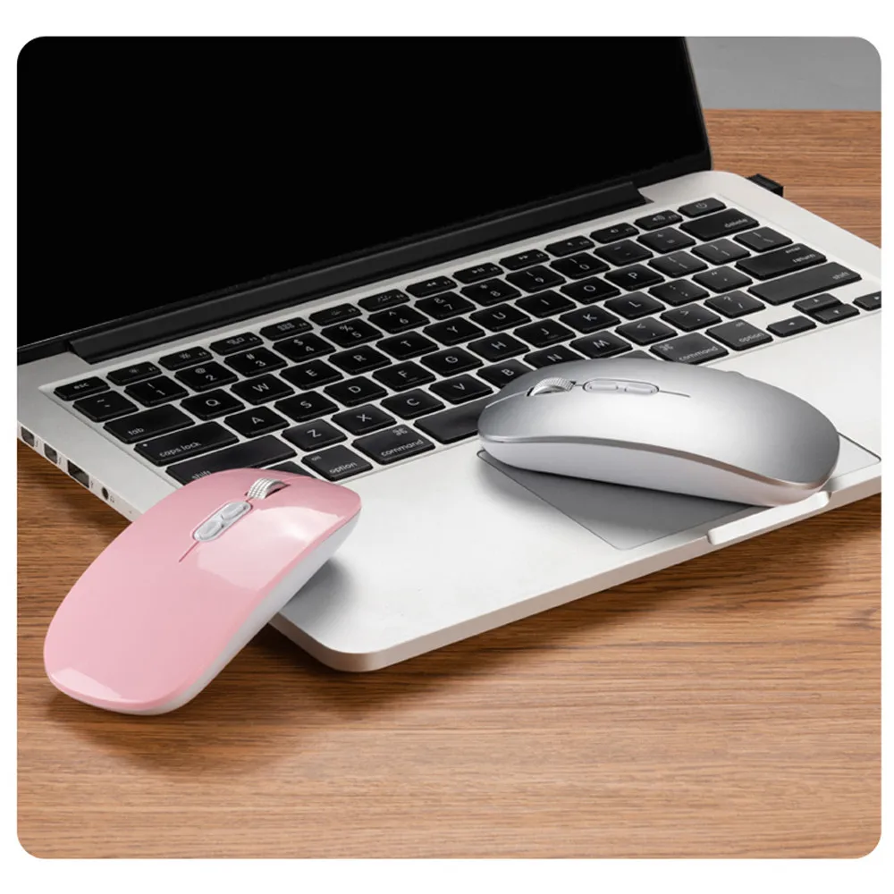 Drop hot slaes 2.4GHz Wireless Optical USB Gaming Mouse 1600DPI Rechargeable Mute Mice For PC high quality wholesales