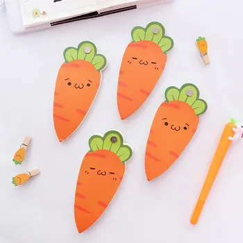 

Creative Cartoon Carrot Notebook Kraft Paper Cover Book Hand Account School Office Supplies Students Stationery