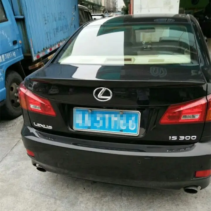 Автомобильный задний спойлер крышки багажника крыла губы крышка для Lexus IS250 ISF WD W стиль 4 модель двери 2006-2013 задний багажник загрузки спойлер