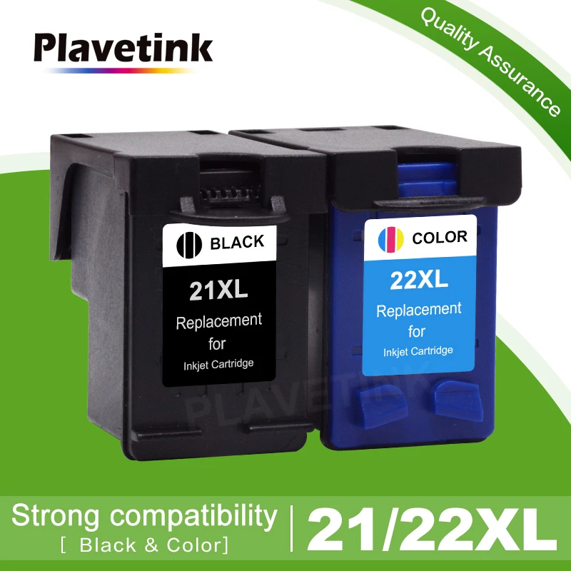 

Чернильный картридж Plavetink 21XL 22XL для принтера HP 21, 22 XL Deskjet F380, F2180, F2280, F4180, F4100, F2100