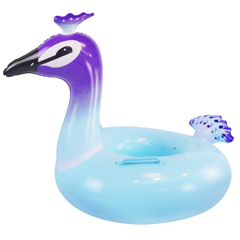 Новое надувное кольцо для плавания с павлином большой бассейн сад развлечения