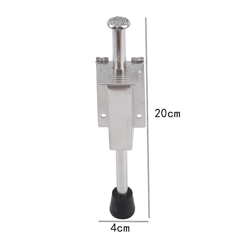 Дверной стоппер для шкафа из нержавеющей стали, нажмите, чтобы открыть сенсорный Буфер Заслонки, мягкая Тихая фурнитура для мебели - Цвет: Large
