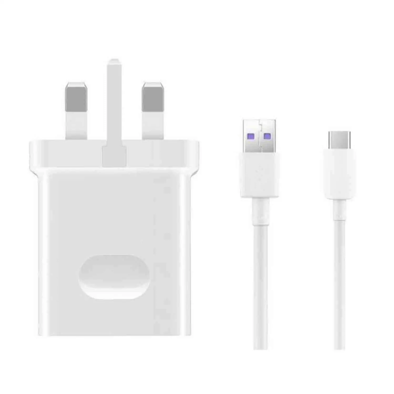 UK Adapter 5A Cable Оригинальное зарядное устройство для быстрой зарядки huawei 4,5 V 5A для huawei P20 Pro P20 Lite mate 10 mate 20 Pro 5A type C-Cable - Тип штекера: UK Adapter 5A Cable