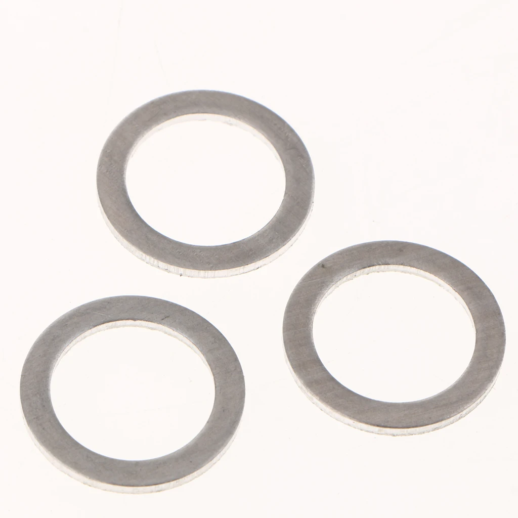 50 Pieces 14mm Oil Drain Plug Metal Washer Gaskets Fits For Mazda 9956-41-400
