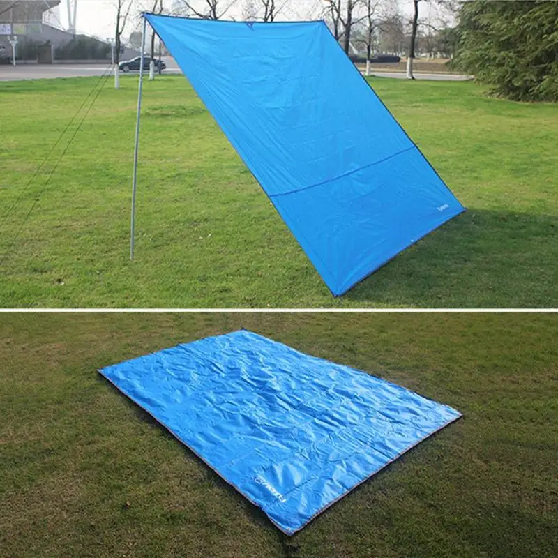 Hot Sale Picnic Mat Solid Color Classic Delicate 240x220cm Outdoor Moistureproof Picnic Mat Hiking Awning Beach Blanket