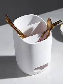 

Kitchen Tableware Storage Tube Racks Cutlery Chopsticks Spoon Fork Quick-drying Storage Rack Moldproof Drain Holder