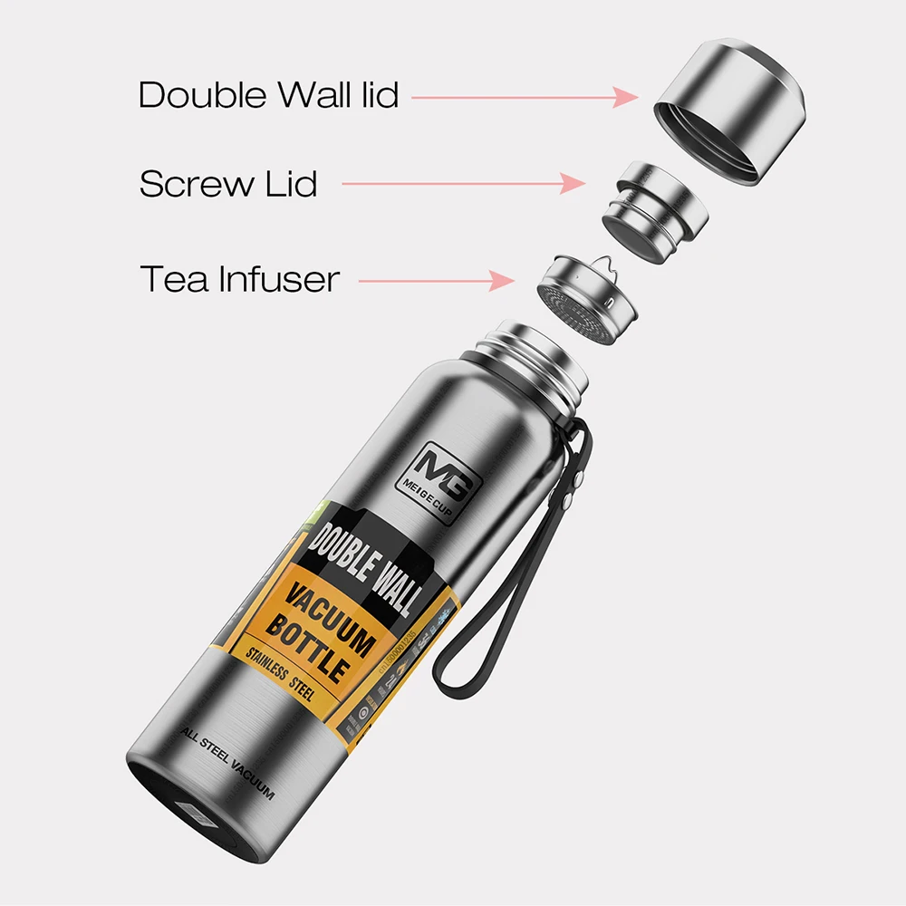 Thermos Bottle Portable Stainless Steel Vacuum Flask Food Thermo Mug 500/1500ML, water bottle,thermal mug,stainless steel thermos bottle,thermal water bottle,stainless steel water bottle,stainless steel thermos cup,stainless steel thermal container