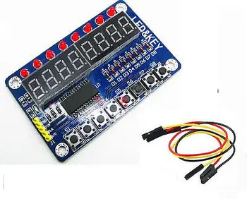 

8-Bit LED 8-Bit Digital Tube 8-Bit Key TM1638 module for AVR ARM STM32 diy electronics