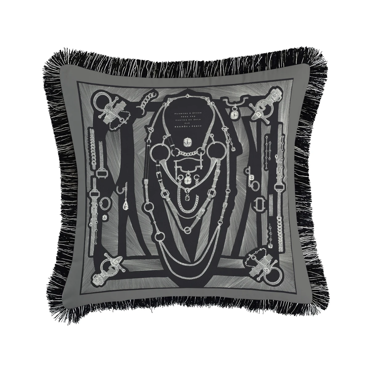 Luxury European Classical Christmas Hotel Velvet Tassel Cushion Cover Pillow Cover Pillowcase Home Decorative Sofa Throw Pillows