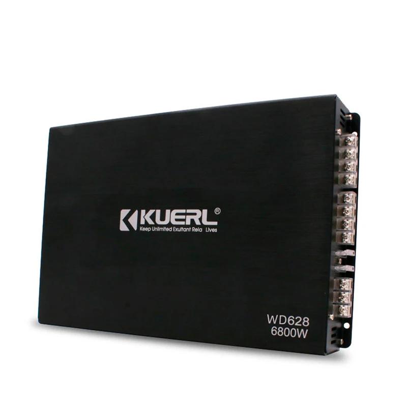 6800W4ChannelCarAmplifierDC12VFullFrequencyCarSubwoofer