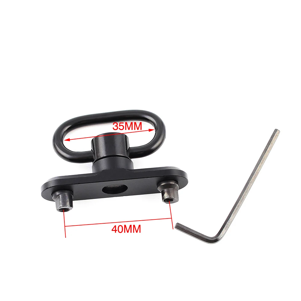 M-lok Sling шарнирное крепление-адаптер для M Lok Rail Quick Release QD Sling rovel Adapter Rail Mount Tool Kit Охотничьи аксессуары - Цвет: k-mod sling