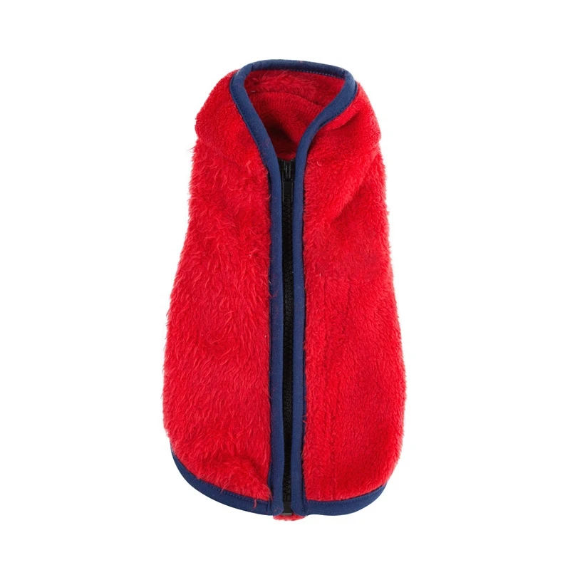 Пальто для собак Одежда для собак породы Йоркширский терьер костюмы для щенков куртка для маленьких собак жилеты для чихуахуа Французский бульдог - Цвет: Красный