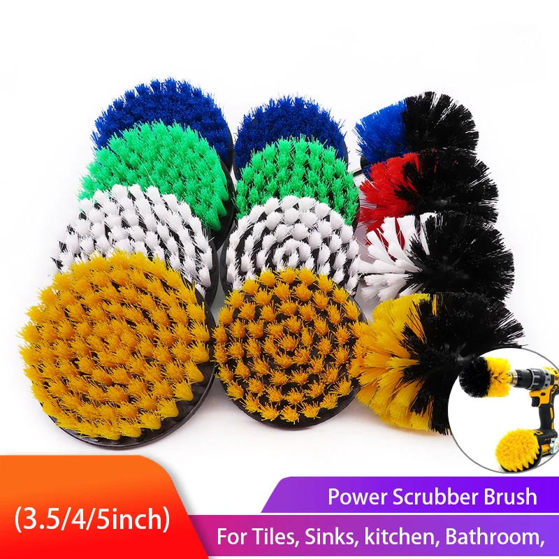 Ensemble de brosse à récurer électrique brosse de nettoyage de perceuse électrique pour le nettoyage des tapis, des cuisines et des salles de bains Kit de fixation de perceuse | AliExpress