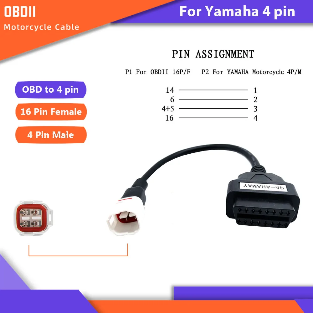 Obd2用 オートバイ 3pinためh Onda 4pinためk Tm 6pinモトd Ucati Motobikeためy Amaha Ob グランドセール Motobikeためy Amaha