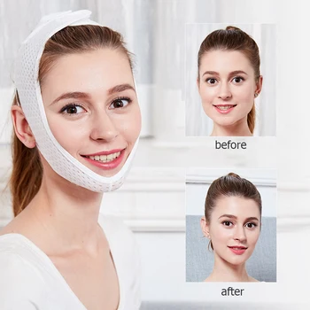 

V Shape Thin Face Lift Massager Face Slimming Mask Bandage Relaxation Lift Up Belt Shape Lift Reduce Double Chin Face Thining
