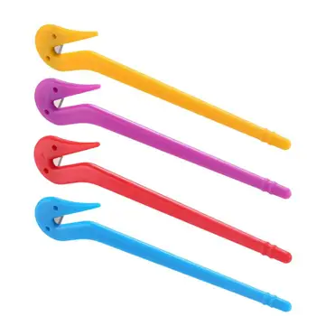 

Hair Ties Removal Tool Pain Free Long Handle Sharp Plastic Knife Rubber Band Remover Hair Band Cutters for Mom Girls