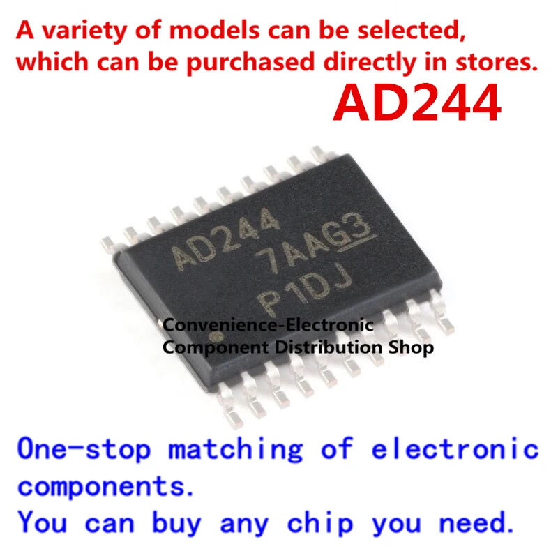 

5PCS/PACK Patch AD244 SN74ACT244PWR 74ACT244PW SMD TSSOP-20 octal buffer/driver logic chip IC circuit