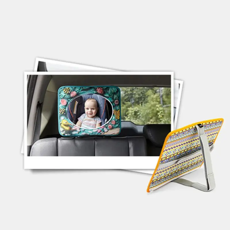 Car Children Safety Seat Rear View Mirror Baby Observation Monitor Stroller Rearview Reflective Mirrors