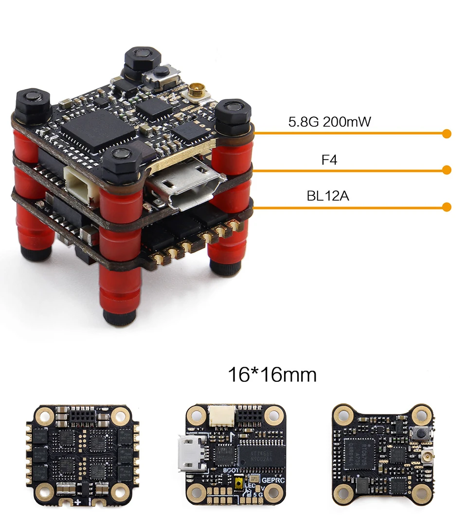 Новое поступление GEPRC Cineking 4K 3-4S FPV гоночный Дрон PNP BNF с гибридной камерой 4K GR1105 5000KV мотор F4 12A Контроллер полета