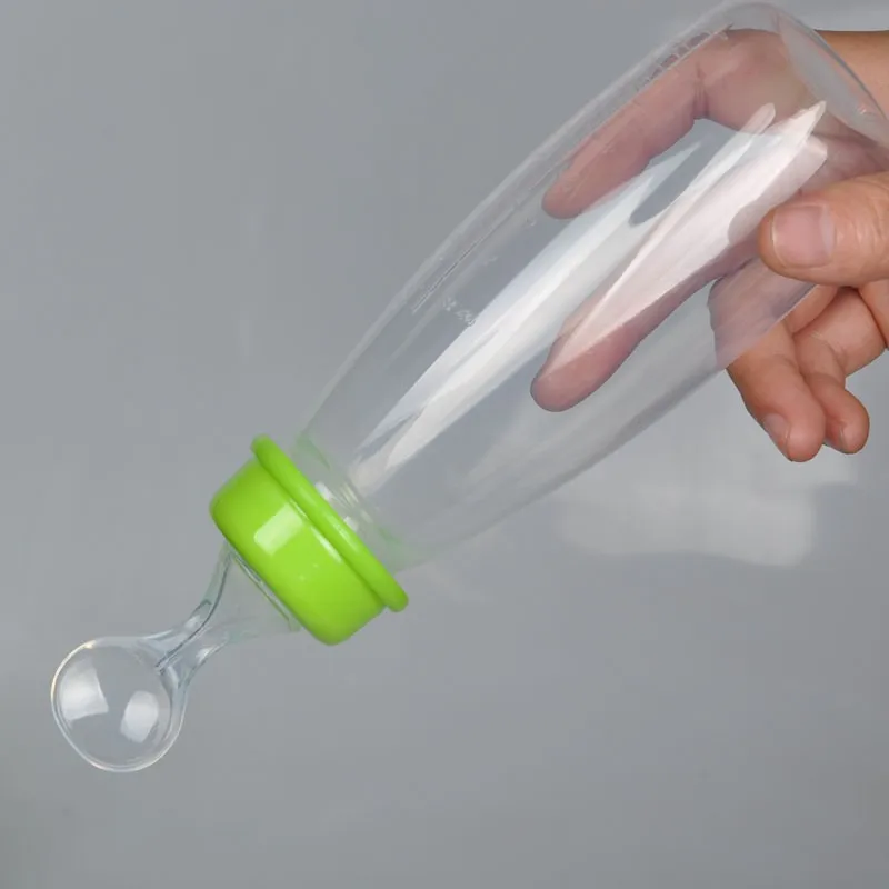 Функциональная детская бутылочка для обучения молоку PP Ложка для выдавливания детская добавка пищевая посуда для отлучения 240 мл