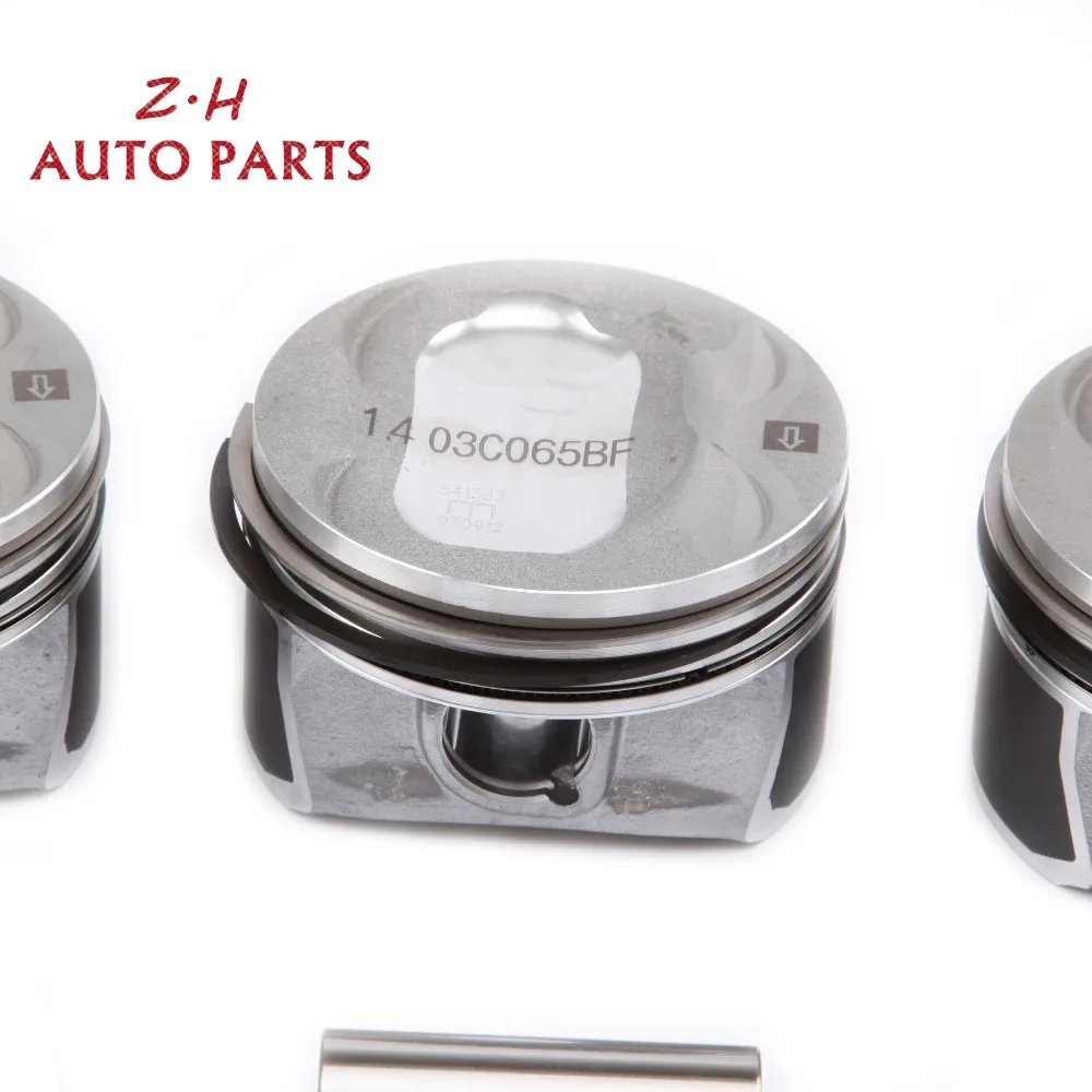 STD 76,5 мм 03C 107 065 BF поршневой и поршневой кольцевой узел 19 мм для Audi A1 VW Golf MK5 Passat CC Tiguan 1.4TSI 03C198151F