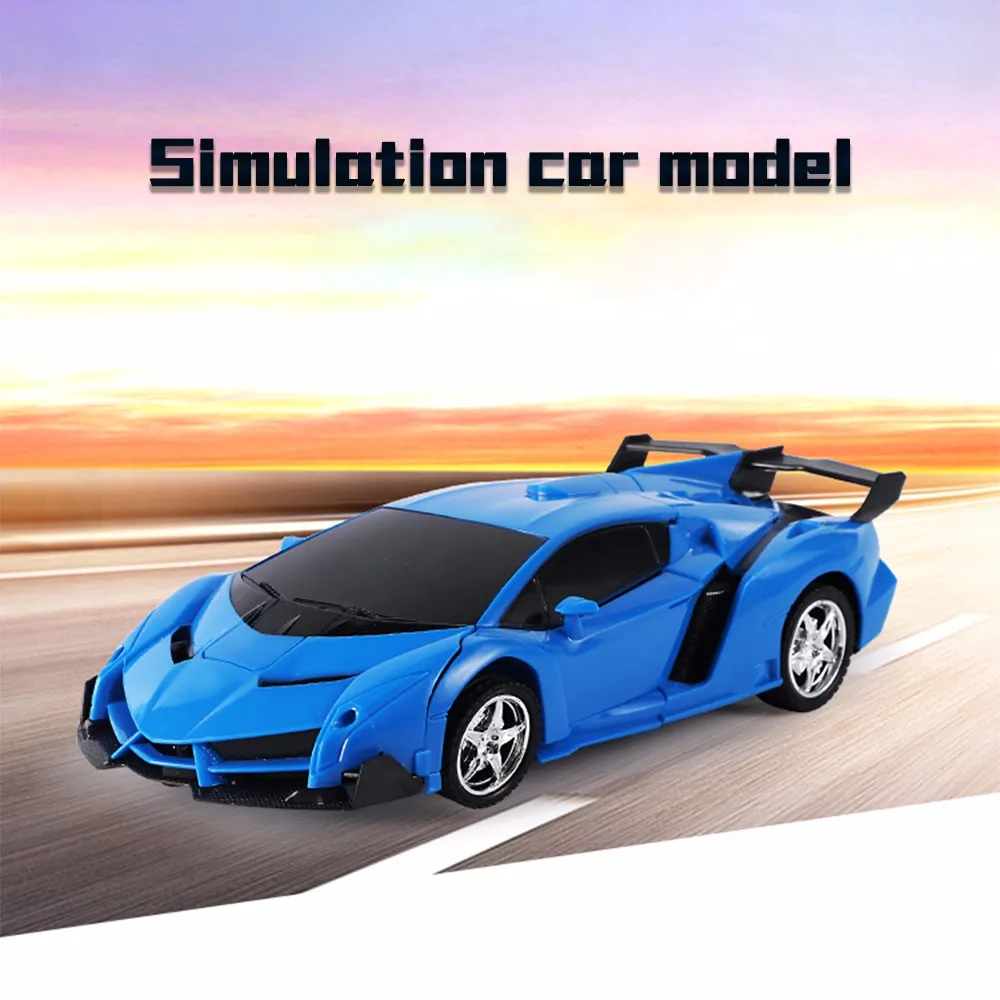 2 in 1 RC Car Deformation Robot Driving Sports Vehicle Model 118 Remote Control Car Toys Gifts For Boys (6)
