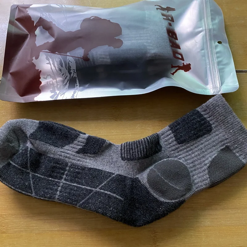 3 Pairs/lot Winter Thicken Merino Wool Socks mens Ski Hiking Thermal Socks Outdoor Warm Sports Men Thermosocks