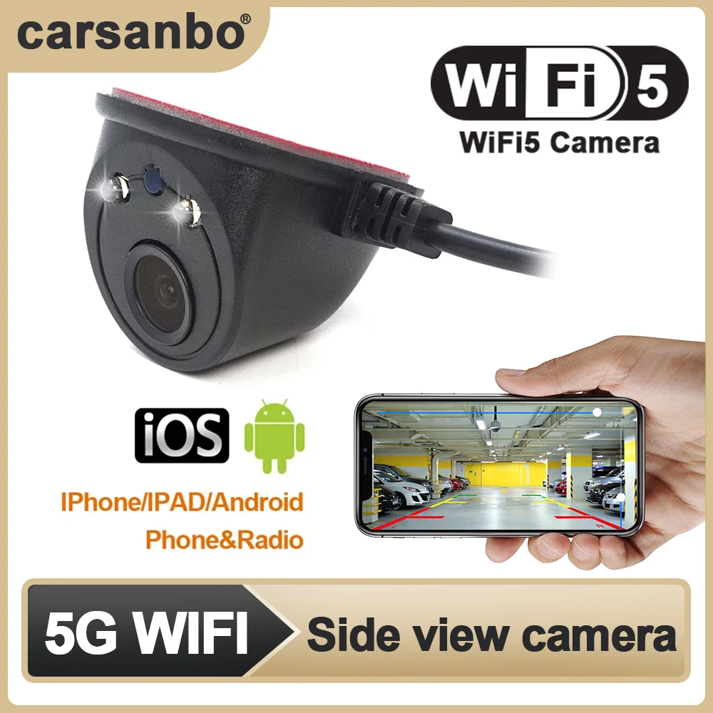 Carsanbo Car Wifi5 HD Night Vision Rear View Camera Wireless