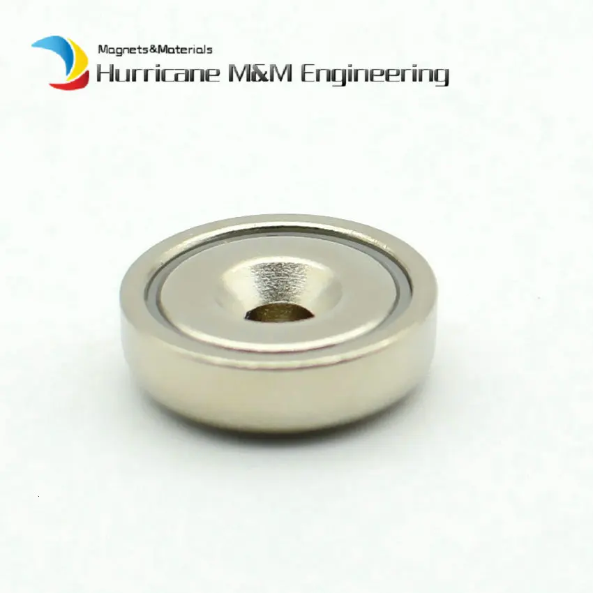 Гаражный магнит диаметр 16 мм 6 кг тяга горшок магниты с винт с потайной головкой отверстие неодимовый NdFeB вешалка для ключей инструменты органайзер 6 шт