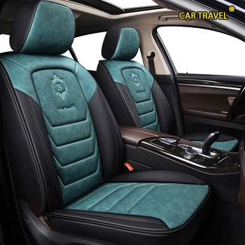 

CAR TRAVEL leather car seat cover For ssangyong kyron actyon sport korando rexton accessories covers for vehicle seats