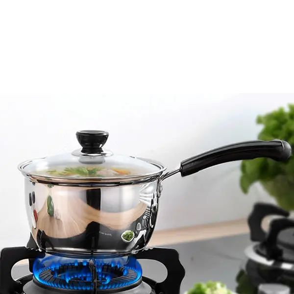 

Stainless Steel Milk Pot Stew Pot Thick Noodle Cooking Small Milk Boiling Pot Mini Pot Instant Noodles Food Supplement Pot Elect