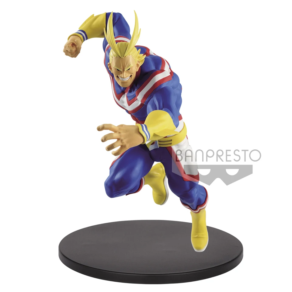 Tronzo Оригинальная фигурка Banpresto My Hero Academy All Might Figure ПВХ Коллекция моделей игрушек куклы Brinquedos