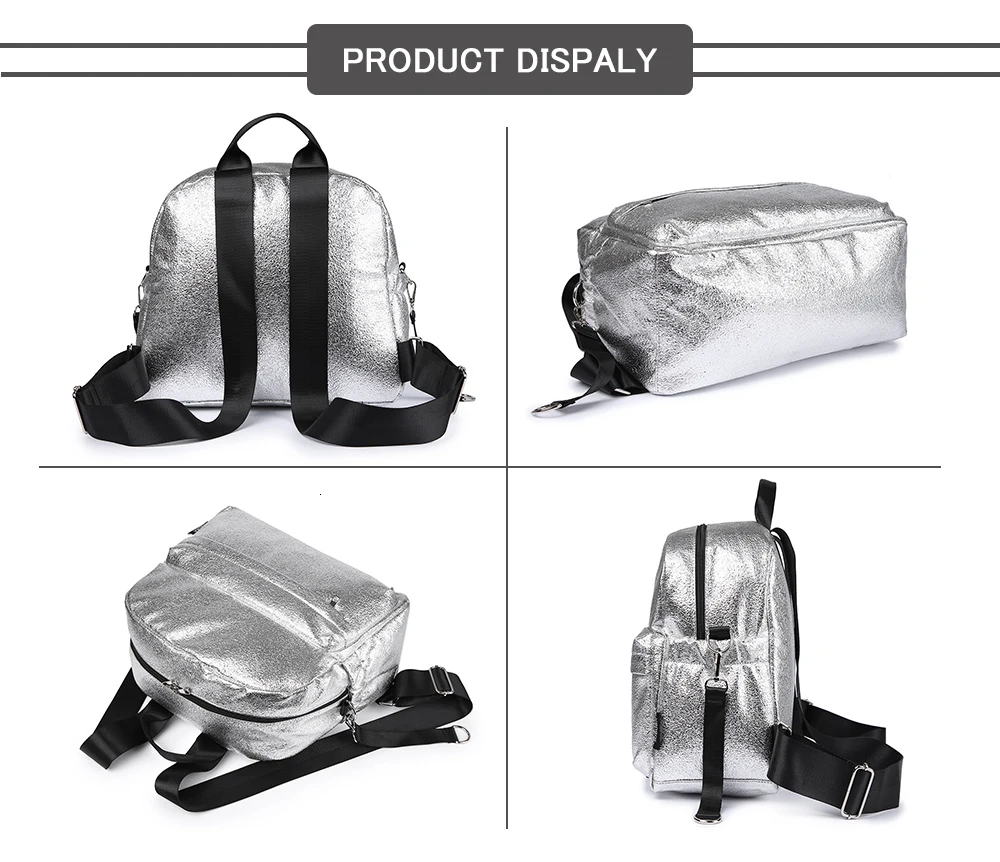 Soboba текстурированная Серебристая дорожная сумка для подгузников модная Большая вместительная сумка для подгузников стильные сумки для детских колясок/рюкзак